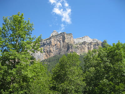 Hora, Pyrénées, krajina, Příroda, Ordesa, Huesca, Aragon
