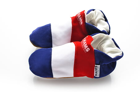 slippers, ham, shoes, baby, flag