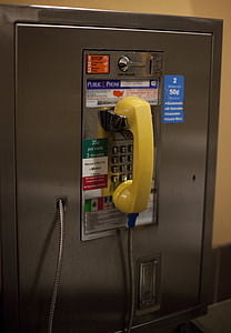 telefonboks, telefon, Booth, opkald, offentlige, telefon, metal