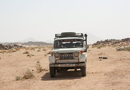 Sahara, Desert, Toyota, auto, 4 x 4, sledovať
