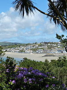 l’Angleterre, Cornwall, Mont, St michael, Outlook, vue, Parc