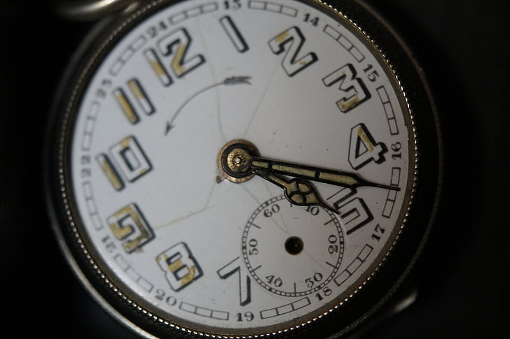 นาฬิกา, เก่า, หน้าปัดนาฬิกา, โบราณ, เวลาของ, เวลา, ชี้