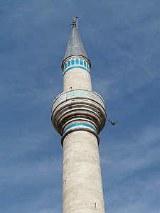 Minaret, věž, Dove, mešita, Konya, mauzoleum, Mevlana