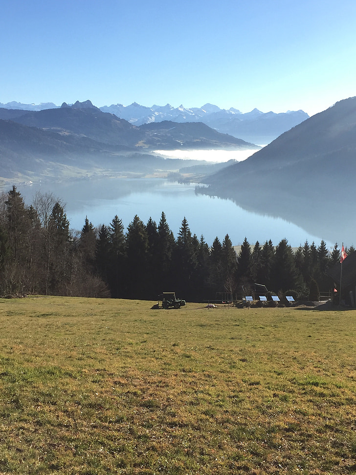 alpin, Panorama, montagnes, paysage, nature, Suisse, Sommet de la montagne