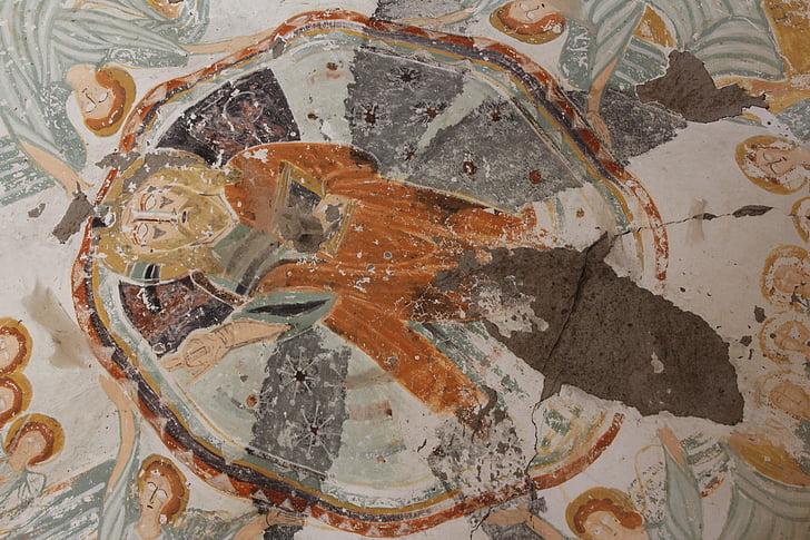 Kapadokija, baznīca, griestu zīmējumos, Jēzus