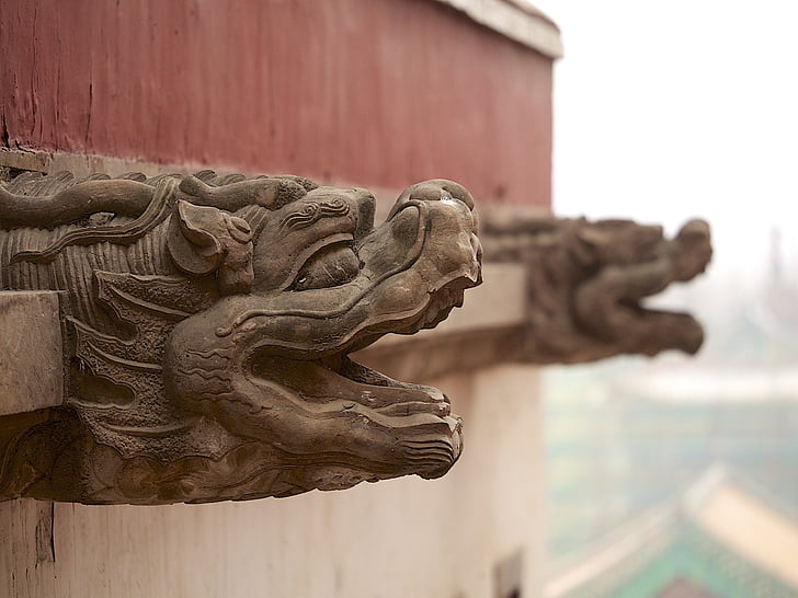 chinese, architecture, temple