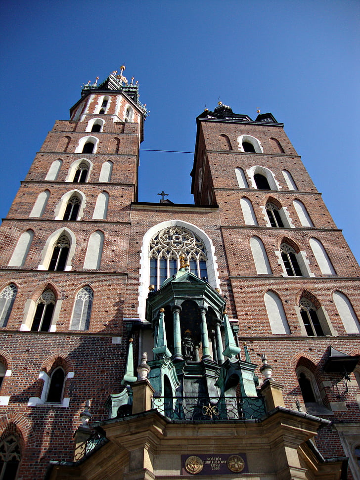 Krakov, na trgu, Poljska, spomenik, arhitektura, turizem, stolp
