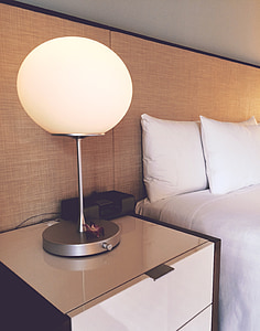hotel, room, bed, nightstand, travel, luxury, hyatt