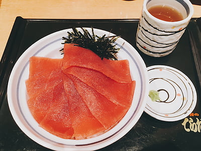 Sashimi, plato, Japonés, alimentos, Japón, delicioso, crudo