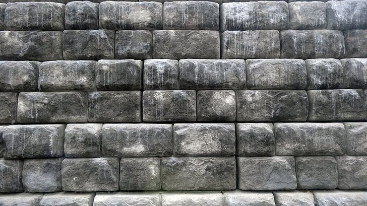 parede, pedra, cinza, textura, plano de fundo, superfície, padrão