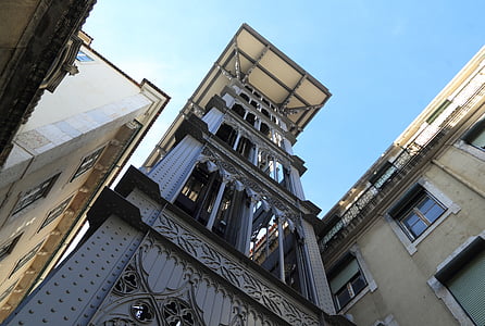 Portogallo, Lisbona, pedonale, ascensore, Elevador de santa justa, 1902, sollevare