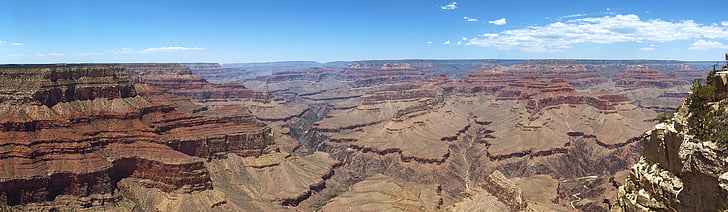 Panorama, maisema, Amerikka, Yhdysvallat, Grand Canyonin kansallispuisto, Canyon, Luonto
