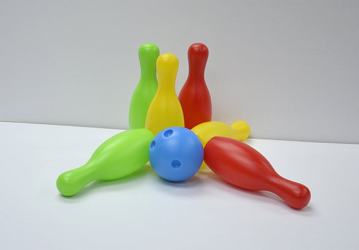 toy bowling, children's bowling, colorful bowling