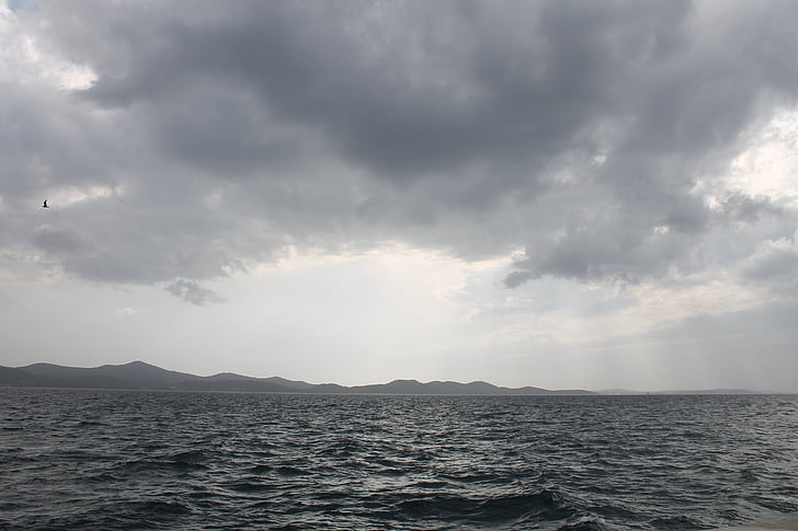 Mar, endavant, tempesta, Onatge, ona, oceà, Mediterrània