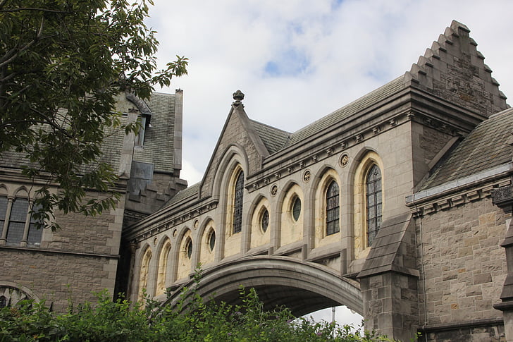 Christchurch, Irland, Dublin, Domkyrkan, heliga, Gothic, Irländska