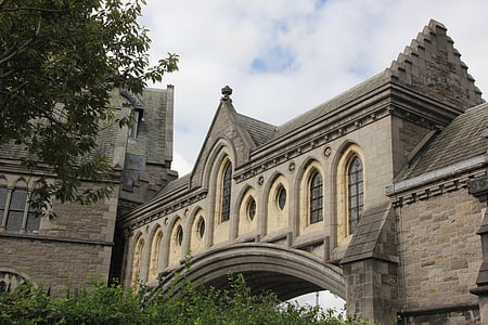 Christchurch, Irlanda, Dublin, Catedral, Sagrado, gótico, Irlandés