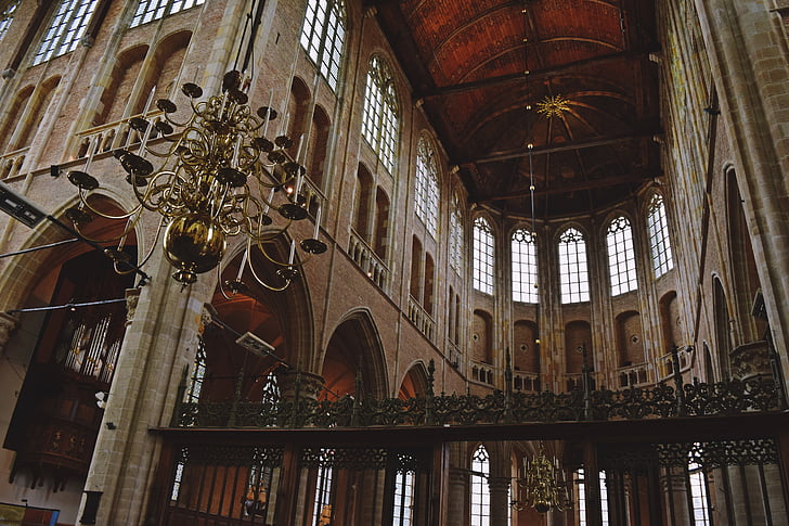 Църква, Холандия, архитектура, сграда, Стария град, места на интереси, исторически