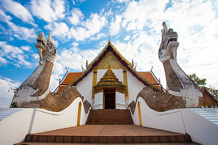 Buddhismus, cesta, Příroda, chrám, Thajština, Thajsko, cestování