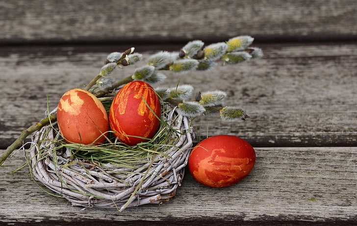 uskrsna jaja, uskršnje gnijezdo, uskršnja dekoracija, Uskrs, jaje, Sretan Uskrs, uskršnje čestitke