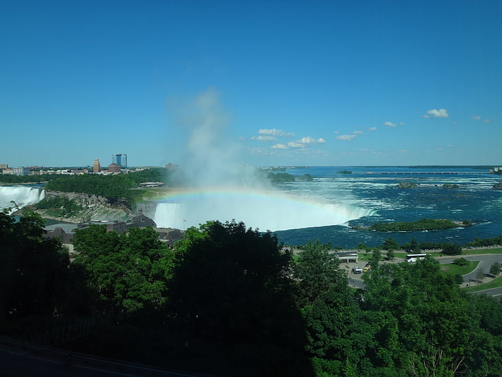 Niagara falls, Wasserfall, Wasser, Fluss, Kanada, Niagra, fällt