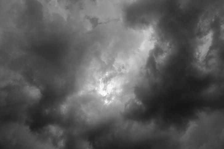 dark clouds, clouds, after the storm, dark, sky, rain, nature