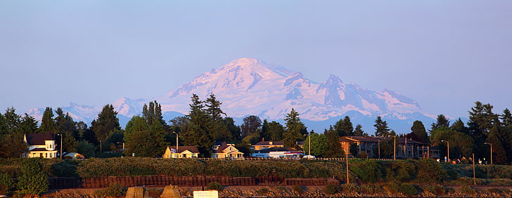 Mount baker, Estados Unidos, Blaine, Washington, montañas, Turismo, al aire libre