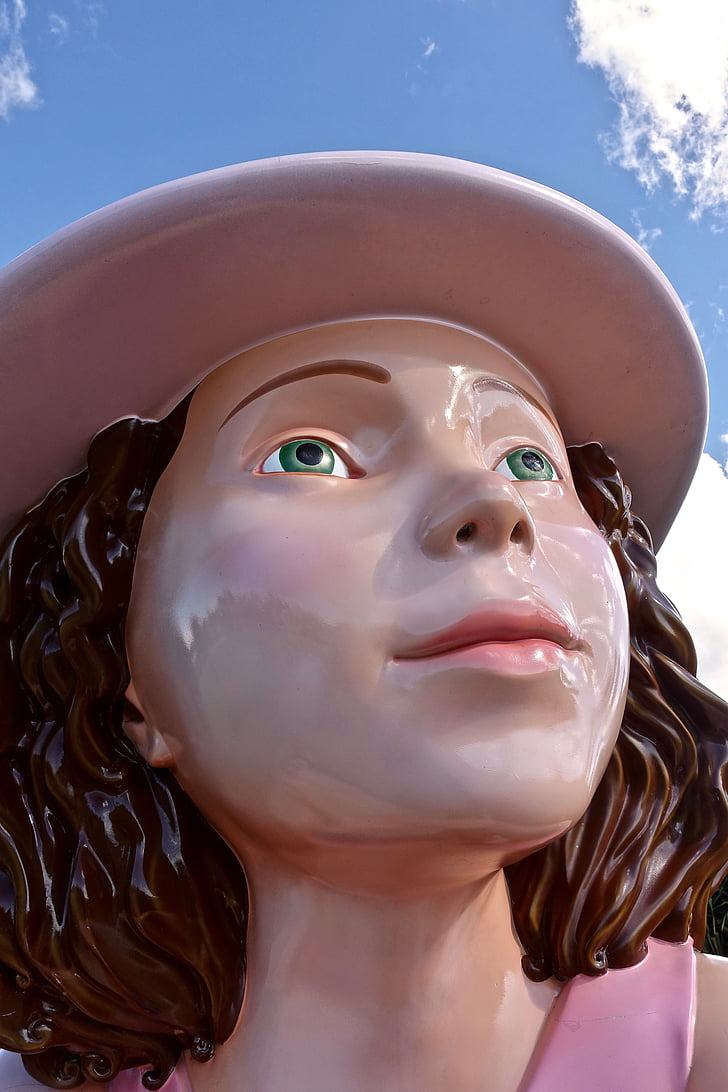 female, dummy, sculpture, mannequin, figurine, woman, face