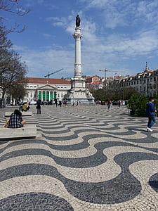 Lisabonas, pieminekļu, Portugāle, slavena vieta, cilvēki