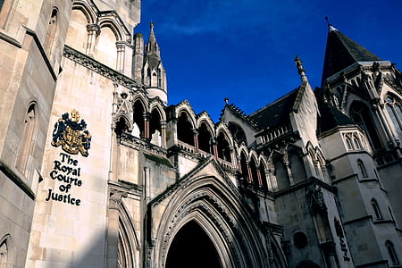 as cortes reais de Justiça, Londres, Tribunal, Justiça