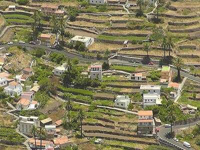 küla, maastik, terrassid, La roomajad, Valle gran rey