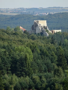Rabsztyn, Polonia, Castillo, Monumento, las ruinas de la