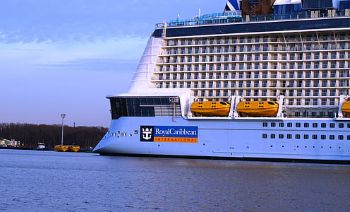 Royal Karibi, brod, ozeanriese, veliki, himna morem, Papenburg Njemačka, Brodogradilište Meyer