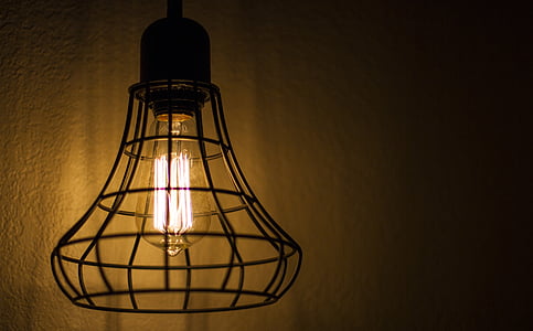 světlo, myšlenka, Blog, zeď, lampa, staré, rustikální