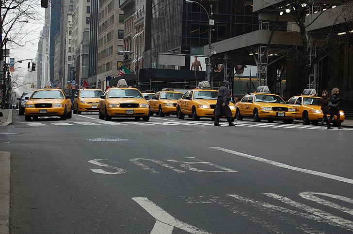 new york, Manhattan, taxi, NY, new york city, Manhattan - New York City, strada