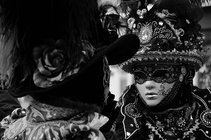 Benátky, Karneval, maska, strana, maškarný ples, Festival, žalúzie