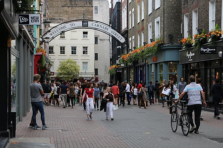 carnaby 거리, 런던, 영국
