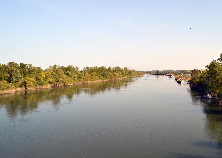 upės, laivų, vandens, Gamta, kelionės, dangus, kraštovaizdžio
