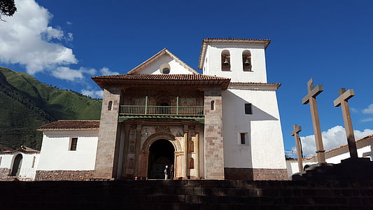 baznīca, Inca, ceļojumi, Peru, arhitektūra