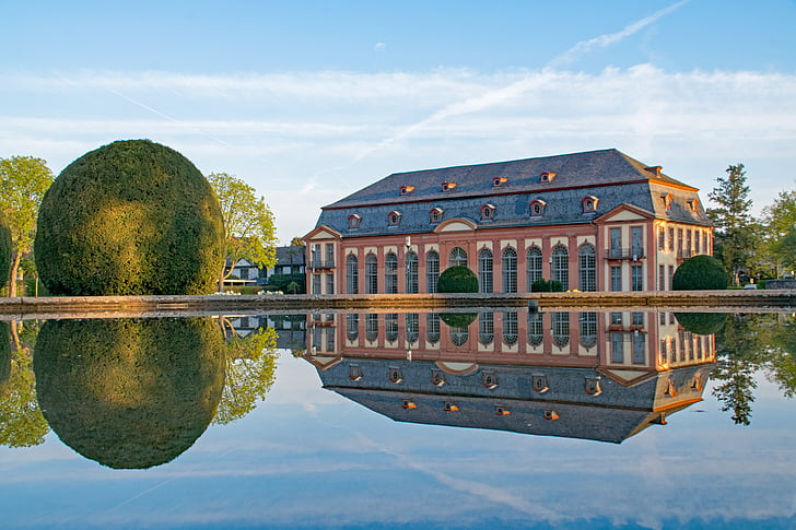 Darmstadt, Hesse, Njemačka, Orangery, vrt, dvorac, vode