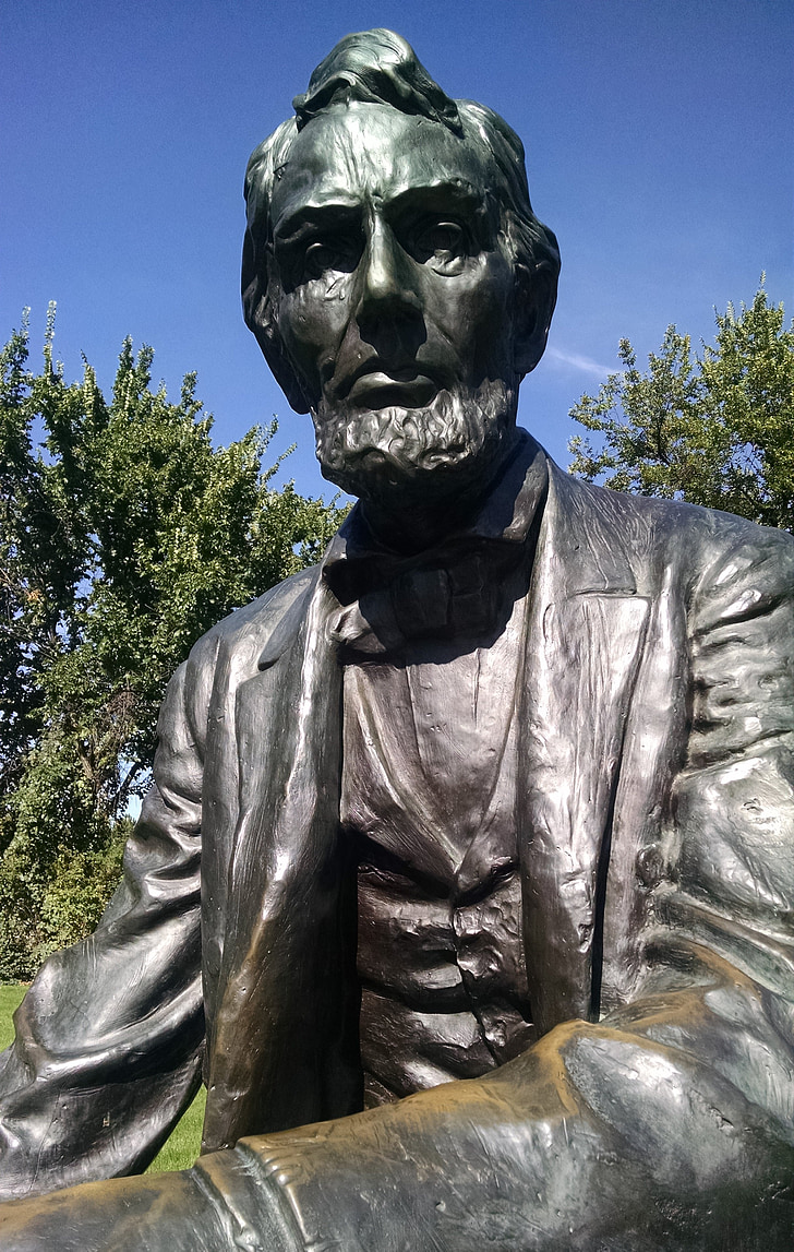 Abraham lincoln, prezydent, Ameryka, Stany Zjednoczone Ameryki, Boise, Idaho, Pomnik