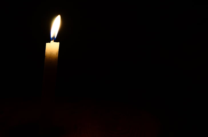 Свічка, полум'я свічки, Свічник, світло, Wick, Меморіал, при свічках