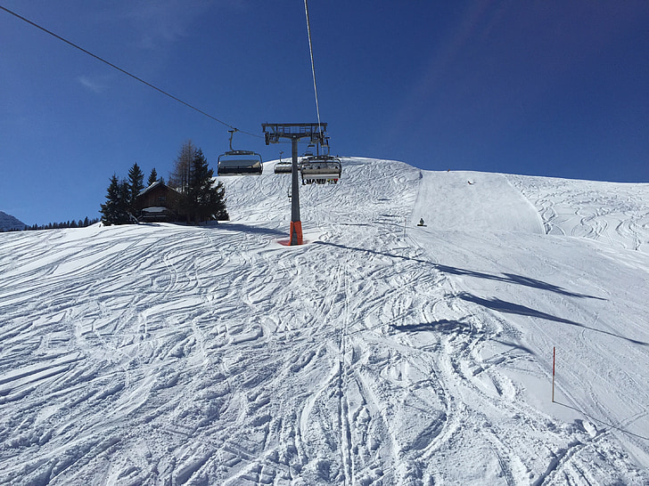 piste de ski, neige, hivernal, ski, sports d’hiver, Autriche, Lofer