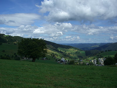 hofsgrund, Schauinsland, Schwarzwaldin, pilvet