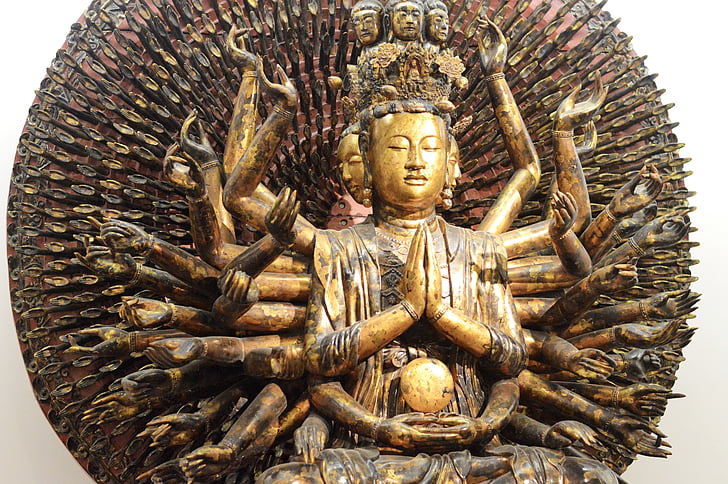 Buddha statuer, senju, Vietnam, Museum