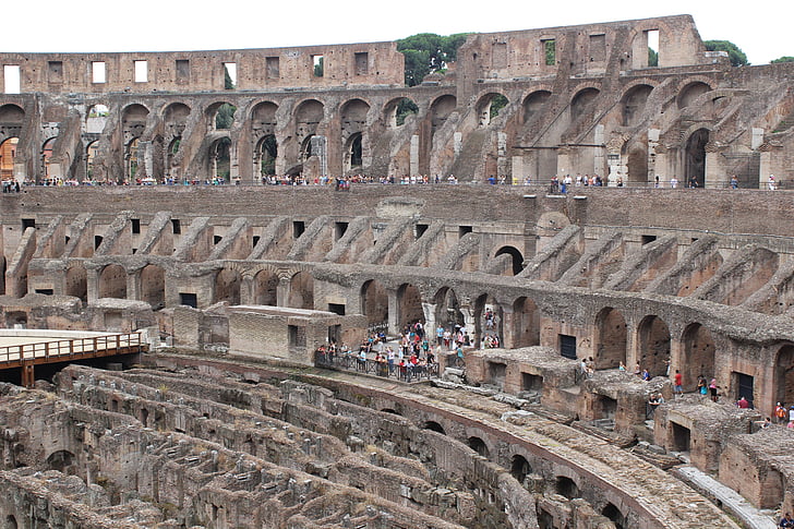 stanica podzemne željeznice Garbatella, Italia, areni, Rim, Koloseum, amfiteatar, Rimski