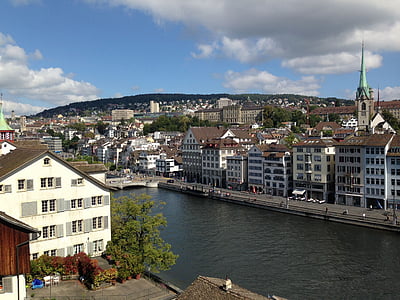 Zürich, Suiss, Fluss