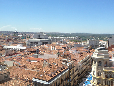 Palace, Royal, od, Madrid, kraljevi palači, arhitektura, Španija
