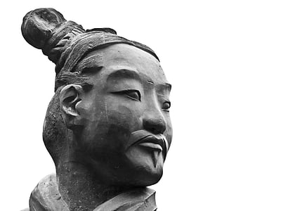 terakota armije, Kina, Xi'an, vojnik, kip, pokopan, skulptura