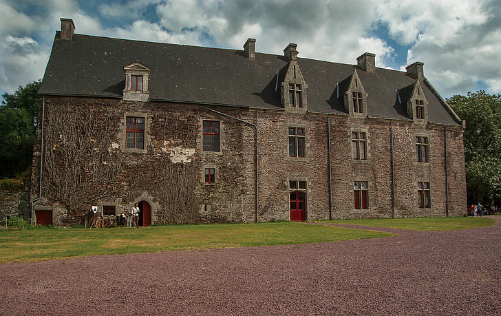 Brittany, Brocéliande, Castle, comper, abad pertengahan