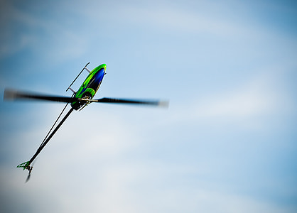 fjärrstyrda, helikopter, Stunt, luft, modell, modellen helikopter, fjärrstyrd helikopter